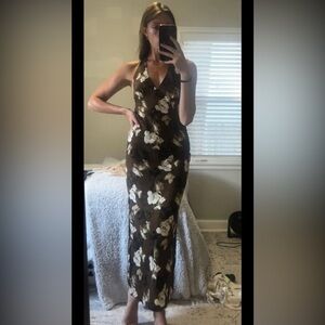 Lane 201 Floral Halter Dress